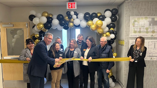 Ribbon Cutting for Walter's House II
