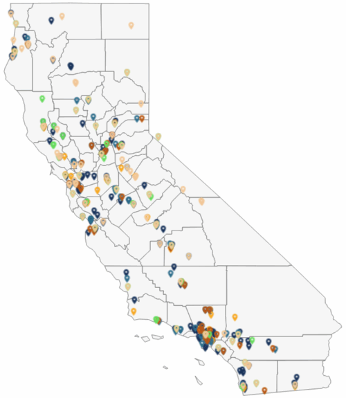 All Rounds Awardees Map